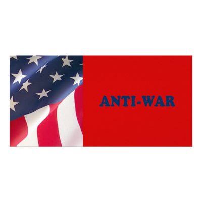 Anti-War Photo Greeting Card by AntiRepublican