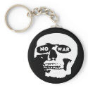Anti-War Skull keychains