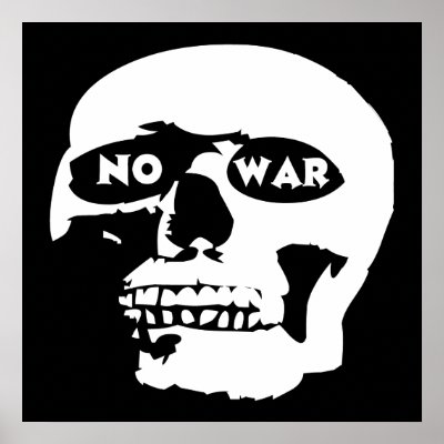 Anti-War Skull Poster by orsobear