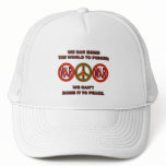 ANTI-WAR SLOGAN hats