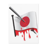 anti-whaling statement harpoon flag postcards
