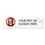 ANTI-WHITMAN BUMPER STICKER