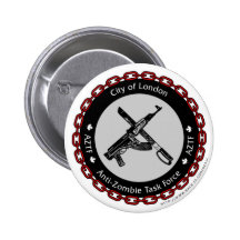 Anti-Zombie Task Force Pinback Button