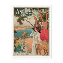 Antibes Côte d'Azur France Vintage Art