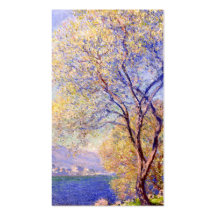 Antibes seen from the Salis Garden - Claude Monet Business Card Template