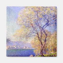 Antibes seen from the Salis Garden - Claude Monet Refrigerator Magnets