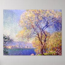 Antibes seen from the Salis Garden - Claude Monet Print