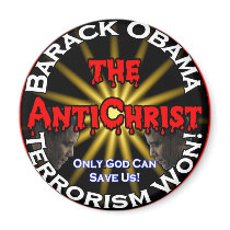 AntiChrist Obama God Refrigerator Magnet