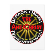 AntiChristObamaDefeat Post Card