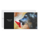 Anticipating Christmas Dog Collectable Photo Card photo cards