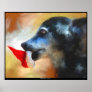 Anticipating Christmas Dog Fine Art Print