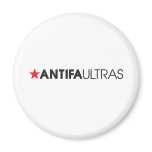 Antifa Ultras Horizontal Black Refrigerator Magnet