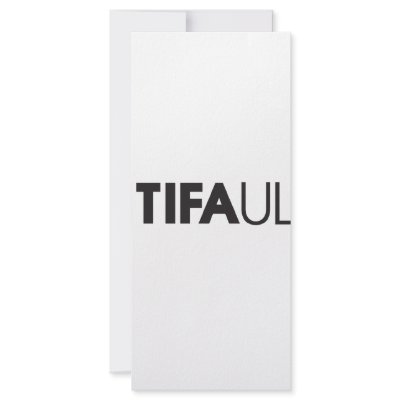 Antifa Ultras Horizontal Black Custom Rack Card by Relicapparel