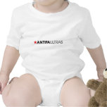Antifa Ultras Horizontal Black Romper