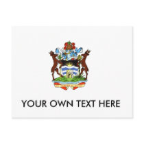 Antigua and Barbuda Coat of Arms Postcards