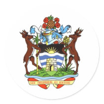 Antigua and Barbuda Coat of Arms Sticker