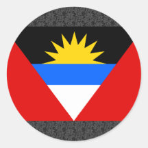 Antigua Flag Stickers