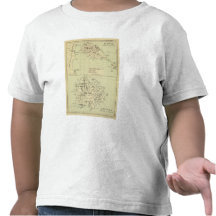 Antigua Lithographed Map T Shirts