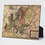 Antiquarian 1721 Map of Europe by Herman Moll Display Plaques