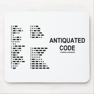 Antiquated Code (International Morse Code) by wordsunwords