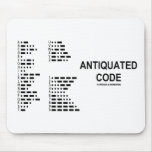 Antiquated Code (International Morse Code) mousepads