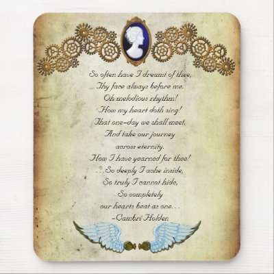 Antiquated Romance Mouse Pads by Liten_Angel
