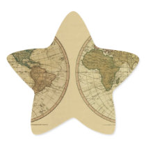 Antique 1786 World Map by William Faden