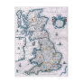 Antique 17th Century Map Post Cards