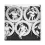 Antique 1920s Liberal Flapper Ladies Photo Refrigerator Magnet