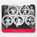 Antique 1920s Liberal Flapper Ladies Photo mousepads