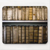 Antique !7th Century Vellum Bindings Books Mousepad
