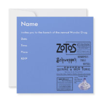 Antique Ads Invitation