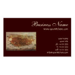 Antique Aerial Map City San Francisco, California Business Card Template