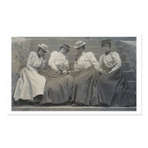 Antique African American Women Photo Rectangle Sticker