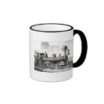 Antique American Locomotive Steam Engine Mug