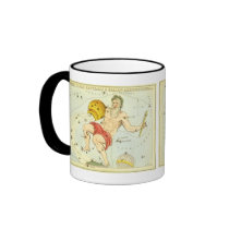 Antique Aquarius, Water Bearer, Signs of Zodiac Mugs