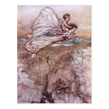 Antique Arthur Rackham Fairy Illustration Postcards