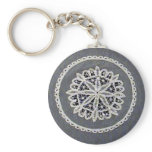 Antique Battenburg Lace Key Chain
