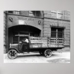 Antique Beer Truck, 1920s Poster