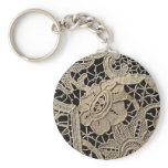 Antique Belgian Zele Lace Keychains