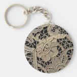 Antique Belgian Zele Lace Keychains