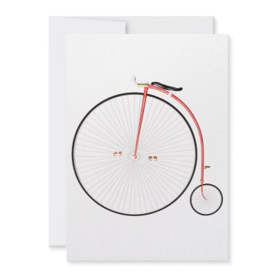 Antique Bicycle Invitations by WeddingWorks