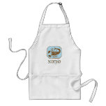 Antique Blue Scorpio Aprons