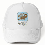 Antique Blue Scorpio Mesh Hat