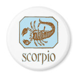Antique Blue Scorpio magnets