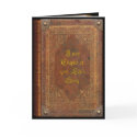 Antique Book (customisable) cards