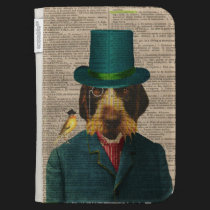 Antique Book Page Dog Kindle Case caseable cases