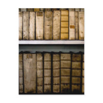 Antique Books 17th Century Vellum Bindings Post Card