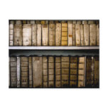 Antique Books 17th Century Vellum Bindings postcards