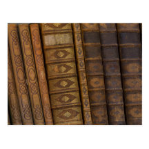 Antique Books Postcard